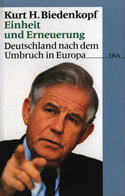 Cover Einheit und Erneuerung - Deutschland nach dem Umbruch in Europa